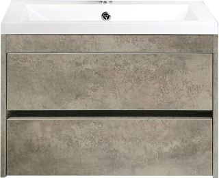 Подвесная тумба под раковину Art&Max Family 75см цемент Family-750-2C-SO-CV